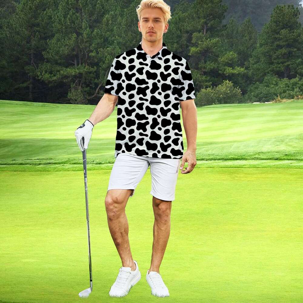 Fashion Mens Polo shirt Performance Moisture Wicking Shir Dry Fit Short Sleeve Golf Polos shirts tshirt Casual tops summer clothes Short sleeve Free s