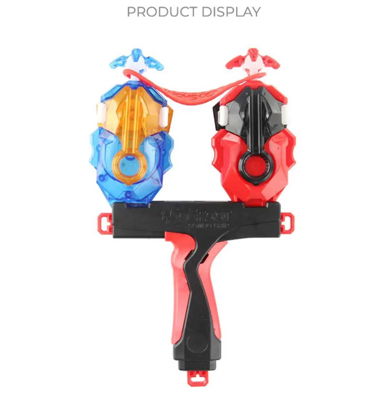 Toys B-144 B-132 Handle Launcher Fusion Spinning Go Shoot Combo Toy Boy Y240803