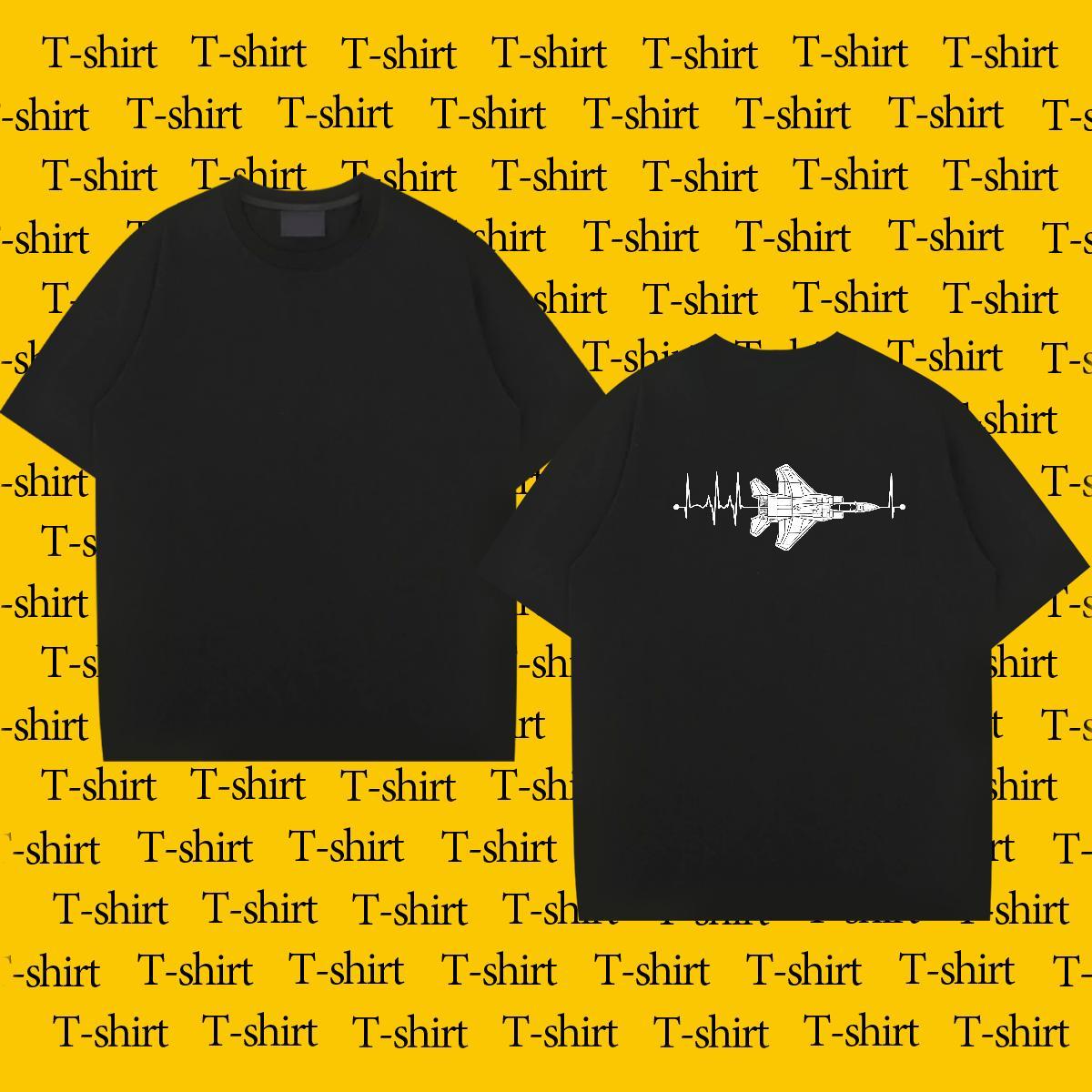 Designer T-Shirts letter Polos 100% Cotton 230g Street Cool Black White Short Sleeve Soft Tshirts