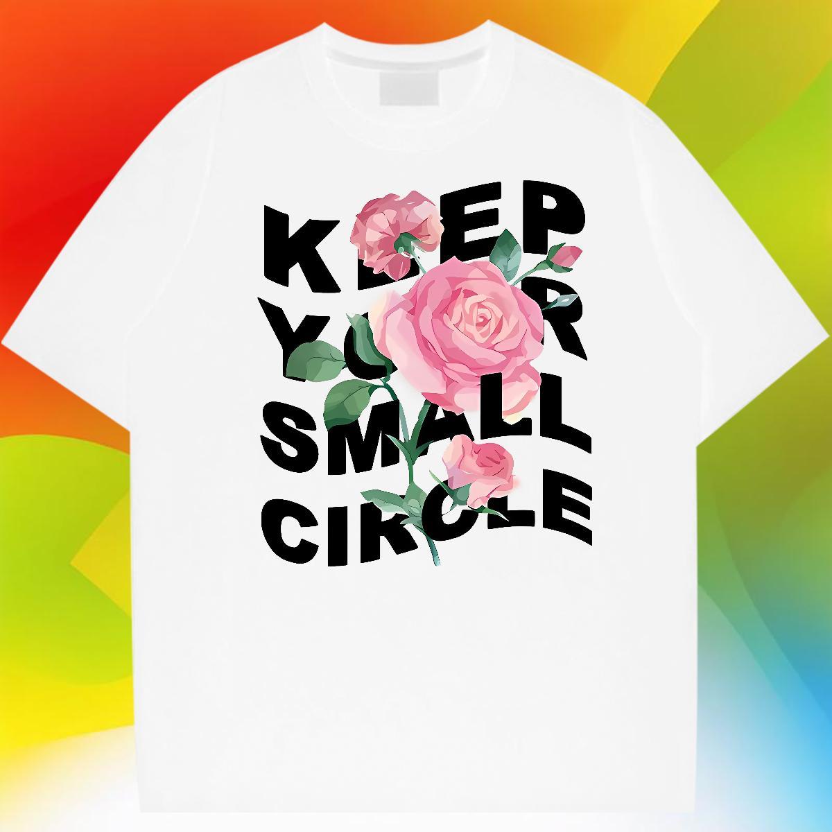 Stylist T-Shirts for Men letter Clothings 230g Cotton Daily Wear Designer Cartoon Printing L-4XL Pure Cotton Tshirt for Man Woman