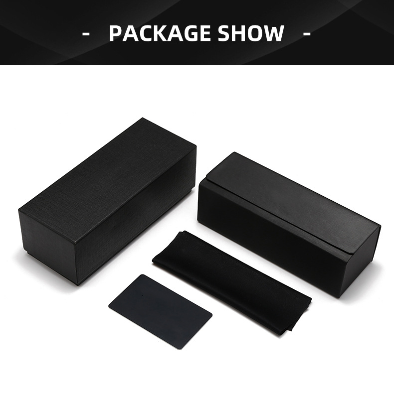 With Box Set Vintage Square Photochromic Polarized Sunglasses Men Change Color Sun Glasses Anti-glare Driving Sunglasses