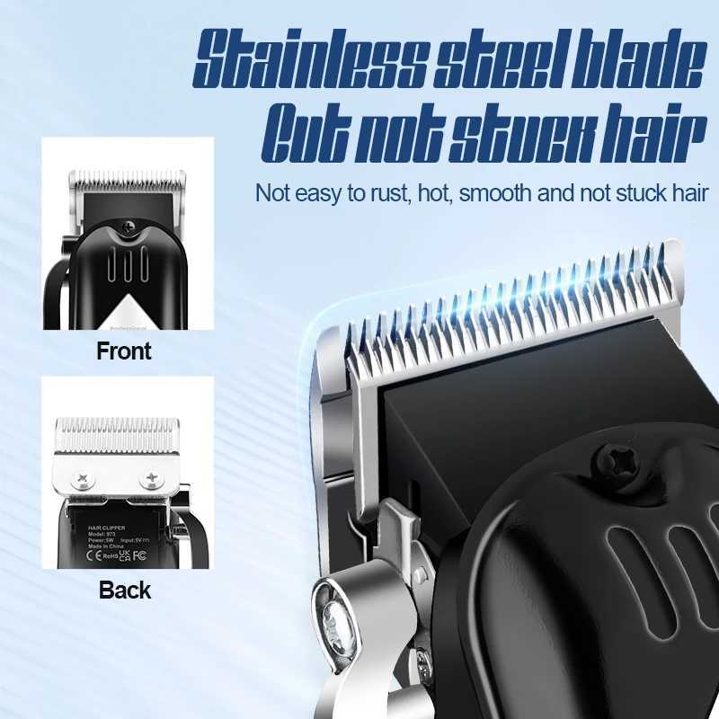 RESUXI 3-In-1 Professional Clipper Shaver Set Suitable For Hairdressers Men Trimmers And Electric Hair Clippers W240806