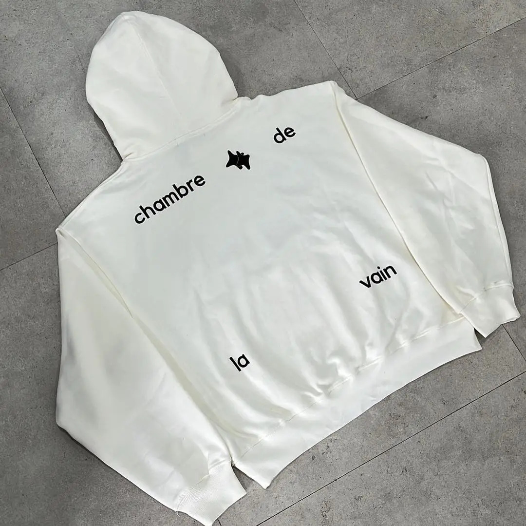 Y2k Retro Zipper Hoodie Size Casual Letter Printed Pattern Mens Street Hip Hop Casual Sportswear Large Hoodie streetwear men 240806