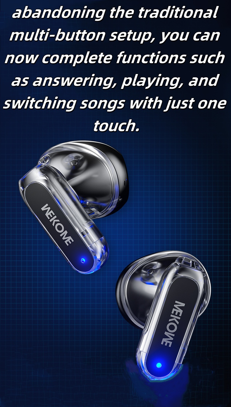 True Wireless Bluetooth Headset 5.3 Noise Reduction E-Sports Gaming Fingertip Gyro Sports Headset Extra Long Battery Life Beluga S7