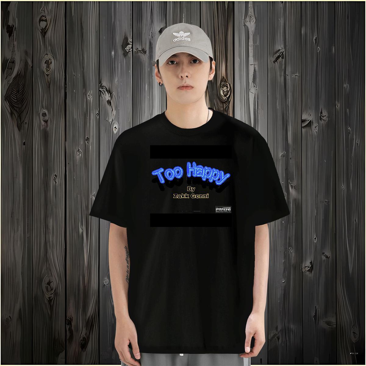 Casual New T-Shirts for Men blue Tops Tees 230g Cotton Outdoor TOP Quality Asian Size Short Sleeve O-Neck Tshirt for Man Woman