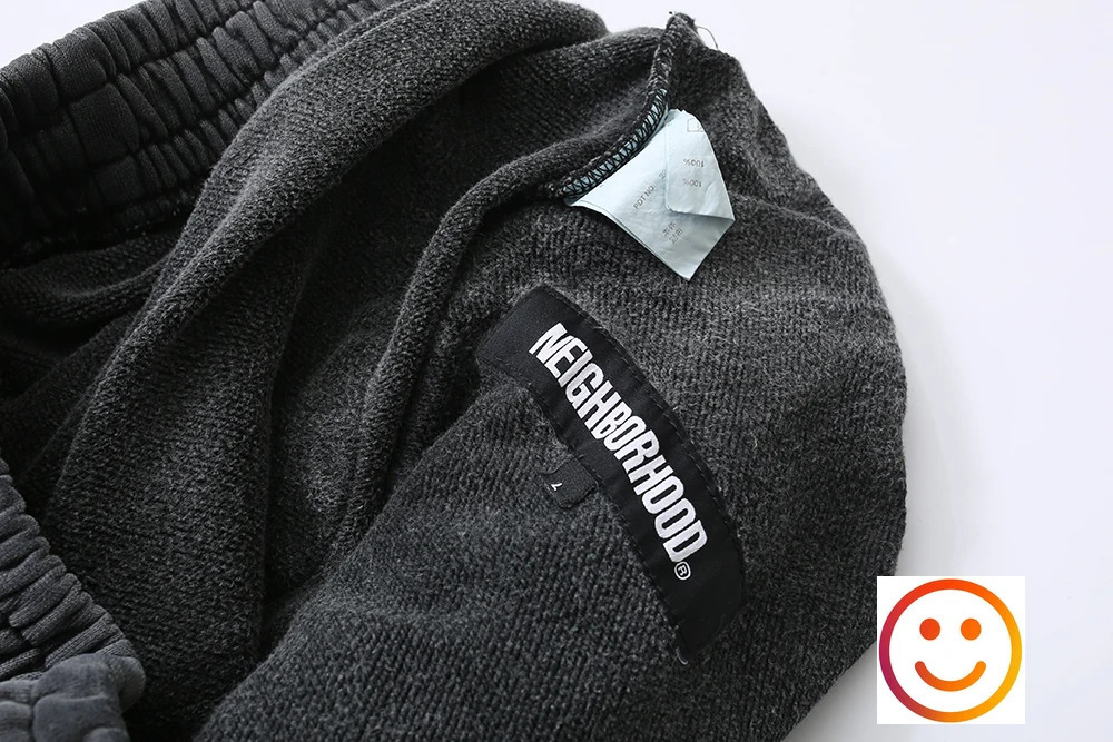 Hole Damage NEIGHBORHOOD NBHD Sweatpants Casual Loose Trousers Men Women High Quality Heavy Retro Wash Splashing Ink Track Pants 240806