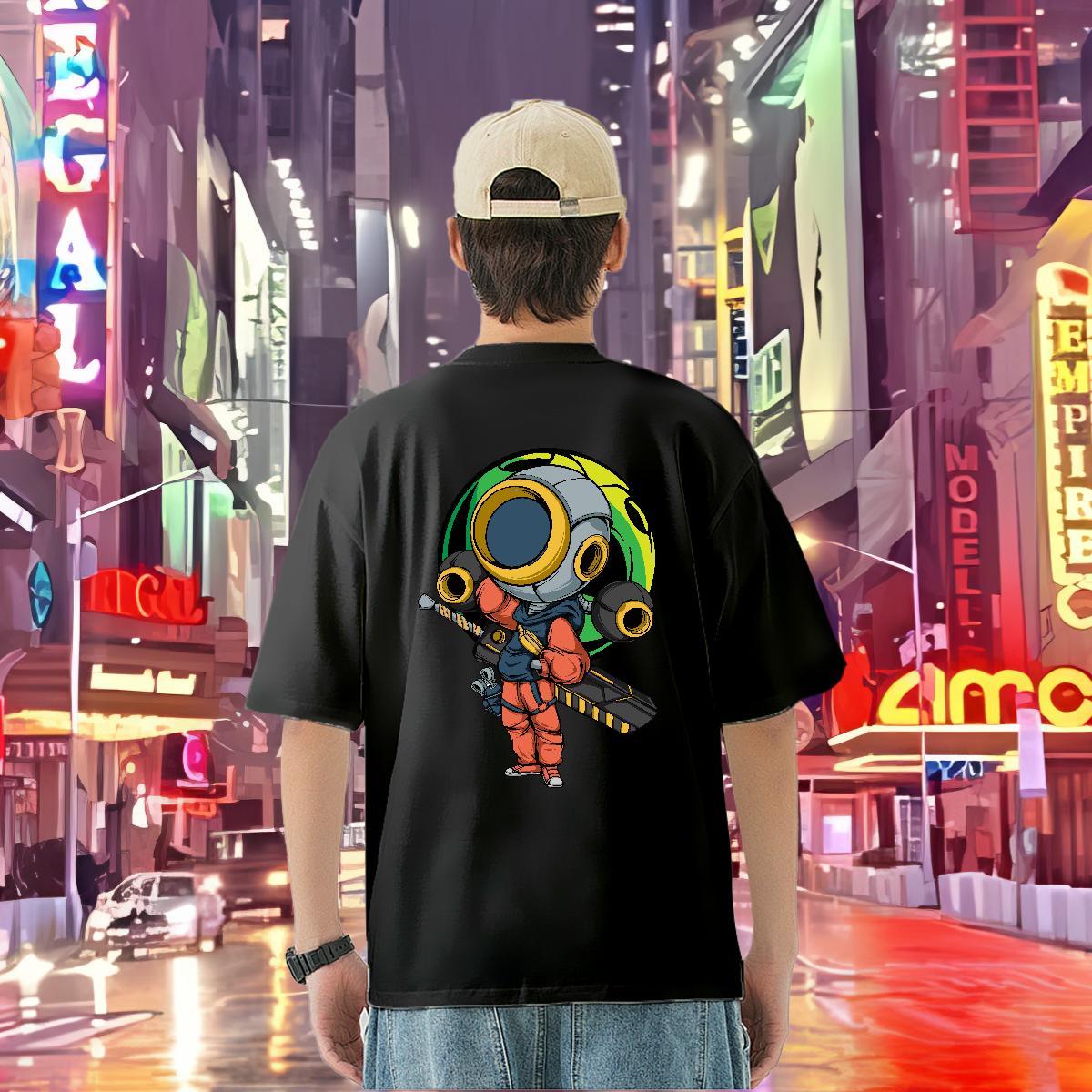 2024 Designer T-Shirts for Men ET Wear 230g Pure Cotton Sports Casual Unisex Custom Big Size O Neck Short Sleeves Tshirt for Man Woman
