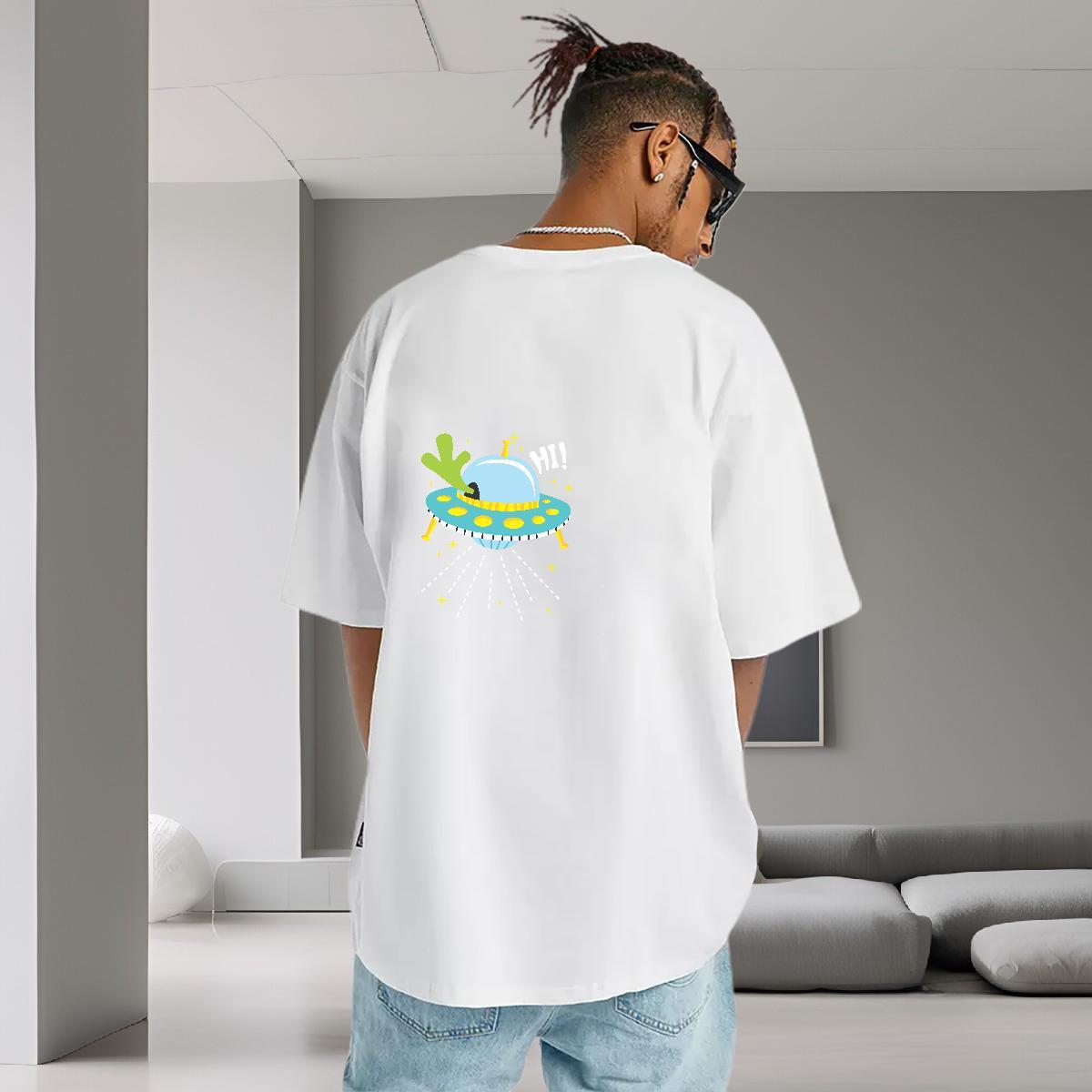 Brand T Shirt For Man ET Tops 230g Cotton Casual Daily Wear Cool Anime Breathable Short Sleeve Tshirt for Man Woman