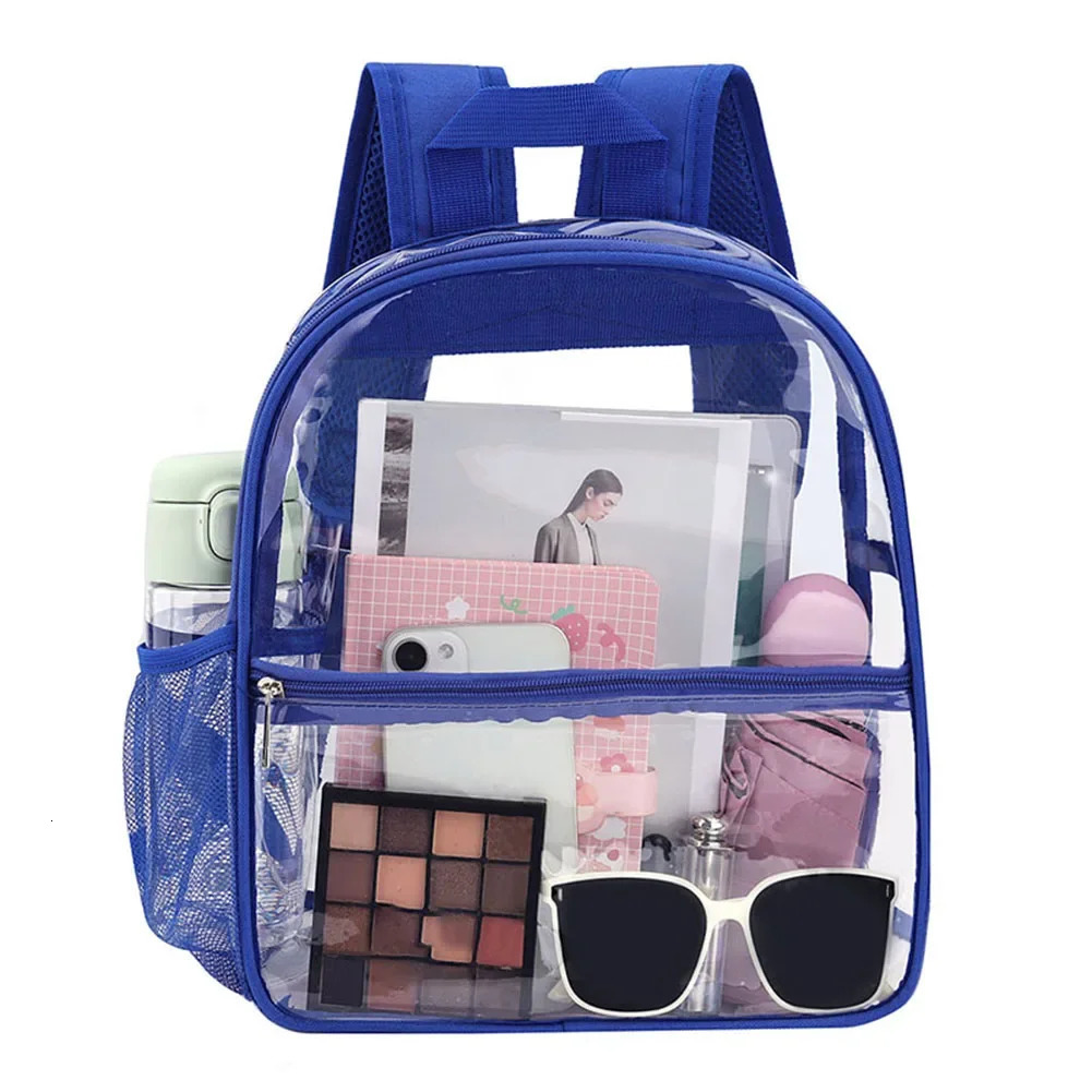 Clear Backpack Stadium approves transparent mini backpacks for mens music concerts sports festivals venue 240807