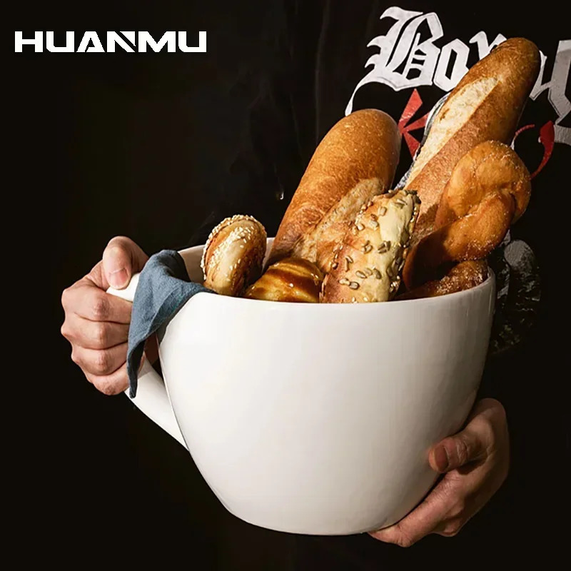 Super large 56L coffee cup with capacity ceramic birthday gift sauce friends shooting props prank restaurant 240806