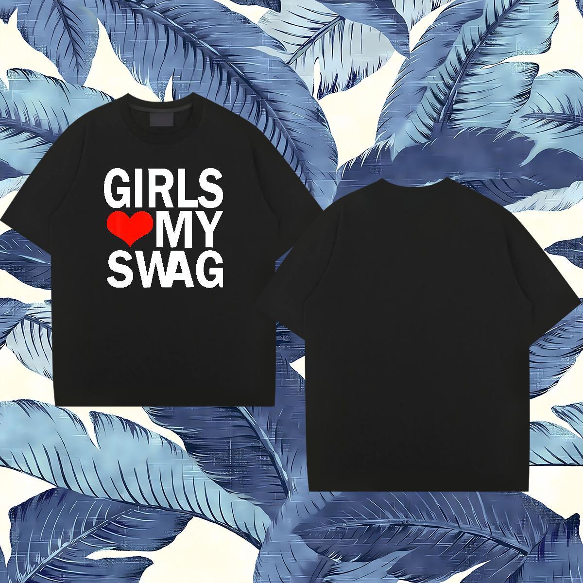 2024 Summer T Shirt For Man letter Tops Shirt 100% Cotton 230g Beach Unisex Custom Cartoon Short Sleeve Soft Men Tshirts