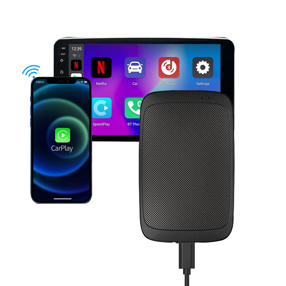 GT5 carplay ai box CLOSED android 11 Qualcomm 2290 Chipset car carplay video box 2GB + 16GB wireless carplay adapter youtbe netflix google play store