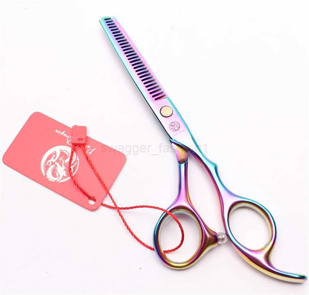 Z1005 6 JP Steel Purple Dragon Multi Professional Hairdressing Thinning Shears Regular Scissors Style Tools Human Hair ScissorsXJ240807