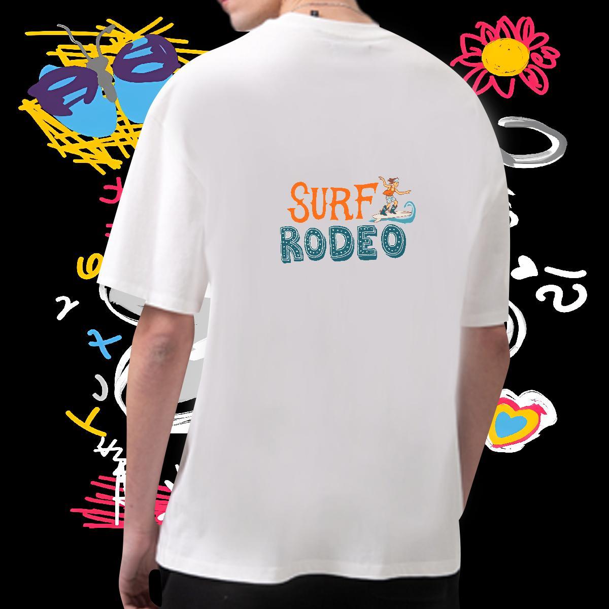 Fashion New T-Shirts for Men letter Tops Tees 100% Cotton 230g High Street Hip Hop Loose Fit Cartoon Printing L-4XL Round Neck Short Sleeve Men Tshirt