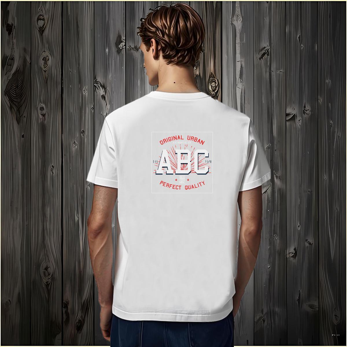 2024 New T shirt letter Tshirts 230g Cotton Street Unisex Custom Printed O Neck Short Sleeves Men Tees