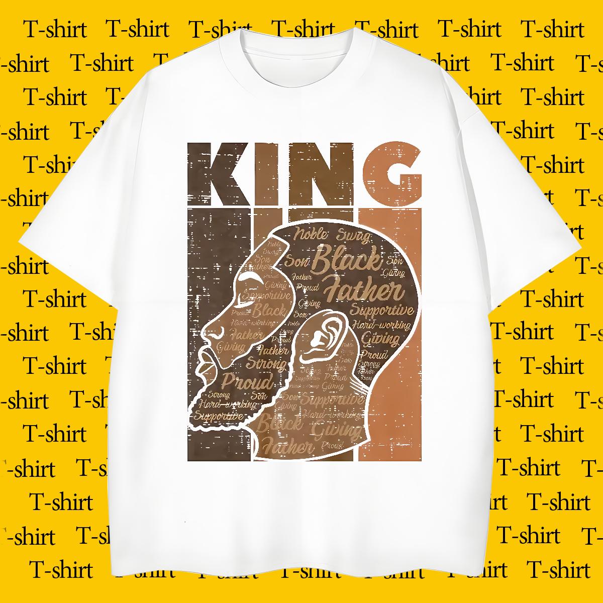 Free Shipping T-Shirts for Men XH-730-W 230g Pure Cotton Street Breathable Short Sleeve Tshirts New Arrival Custom Big Size Tees