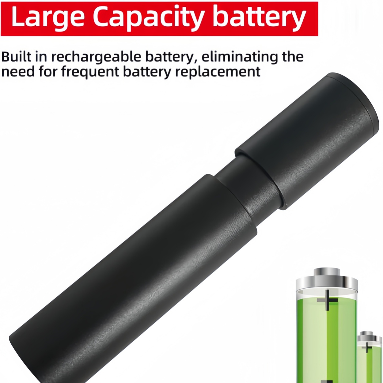 Eco-Friendly USB Chargeable Small LED Torch Light with Adjustable Focus - Ideal for On-the-Go Illumination and Quick Setup at Home