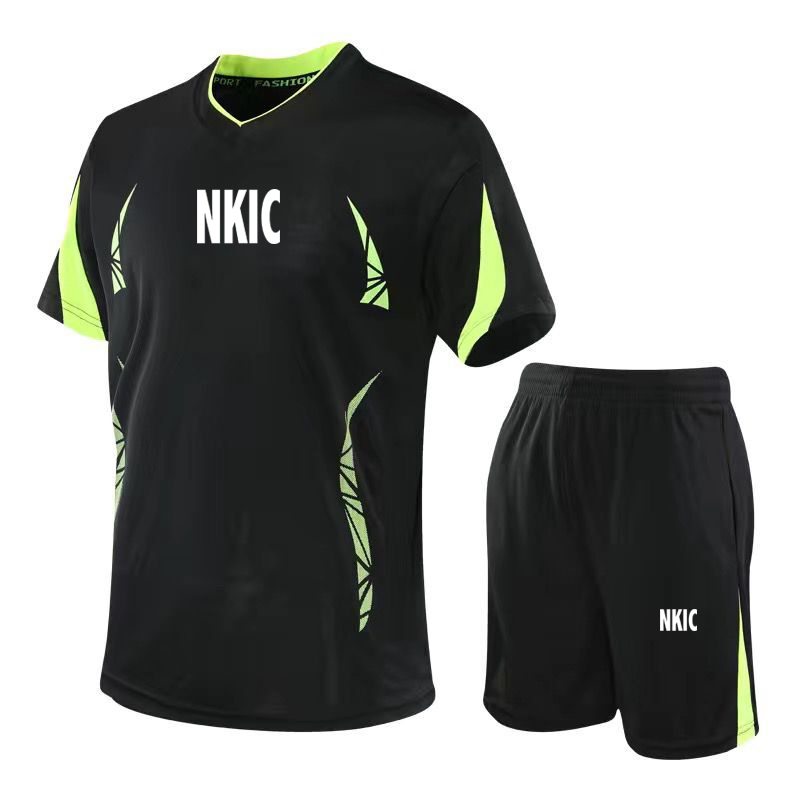 Men's Summer White Black T-shirt Suits Fashion Sportswear Sport Shorts Suit Casual Men Brand Clothing Funny Joggers Set Top