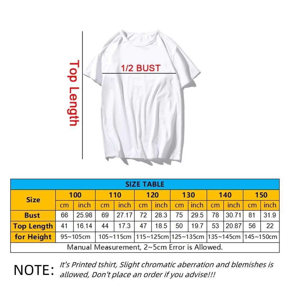 cartoon print childrens girl summer birthday T-shirt short sleeved T-shirt size 1-8 year old childrens party clothing T-shirt topW240718