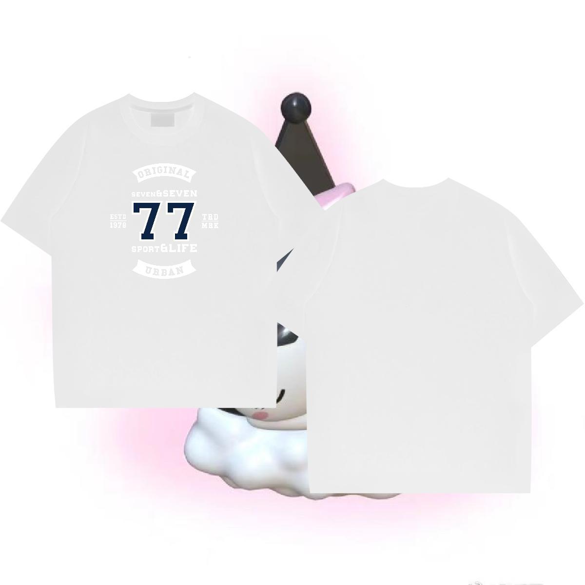 DIY T Shirts Men letter Tops 230g Cotton Street Casual Popular Oversized 4XL O-Neck Short Sleeve Men Tshirts