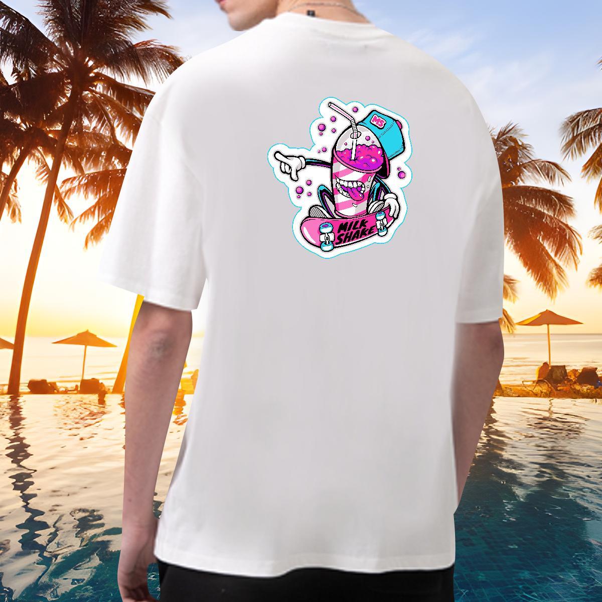 Factory Direct T-Shirts for Men skateboarding Clothings 100% Cotton 230g Street Casual Soft Custom Anime O-Neck Short Sleeve Mens Tshirts