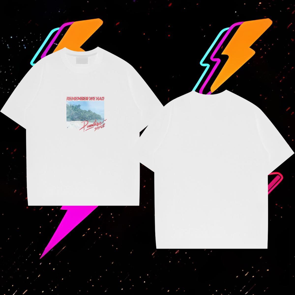 2024 Designer Man T Shirts beach Polos 230g 100% Cotton Daily Wear Comfortable Customized Crew Neck Breathable Tshirts
