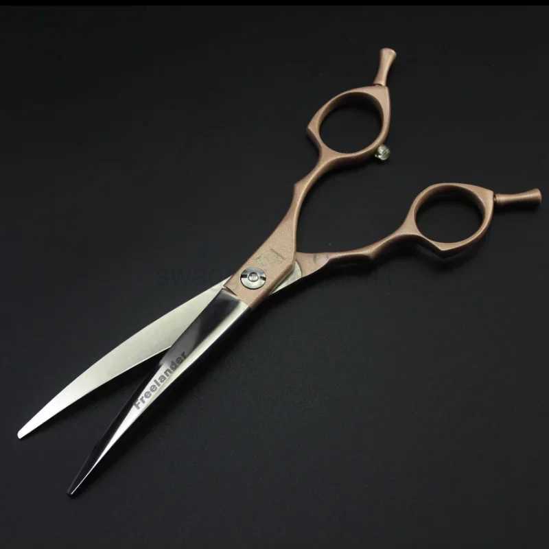 Pet hair trimming Professional Colorful 6.5 Inch Pet Grooming Scissors Japan 440C Dog Shears Hair Curved Scissors householdXJ240807