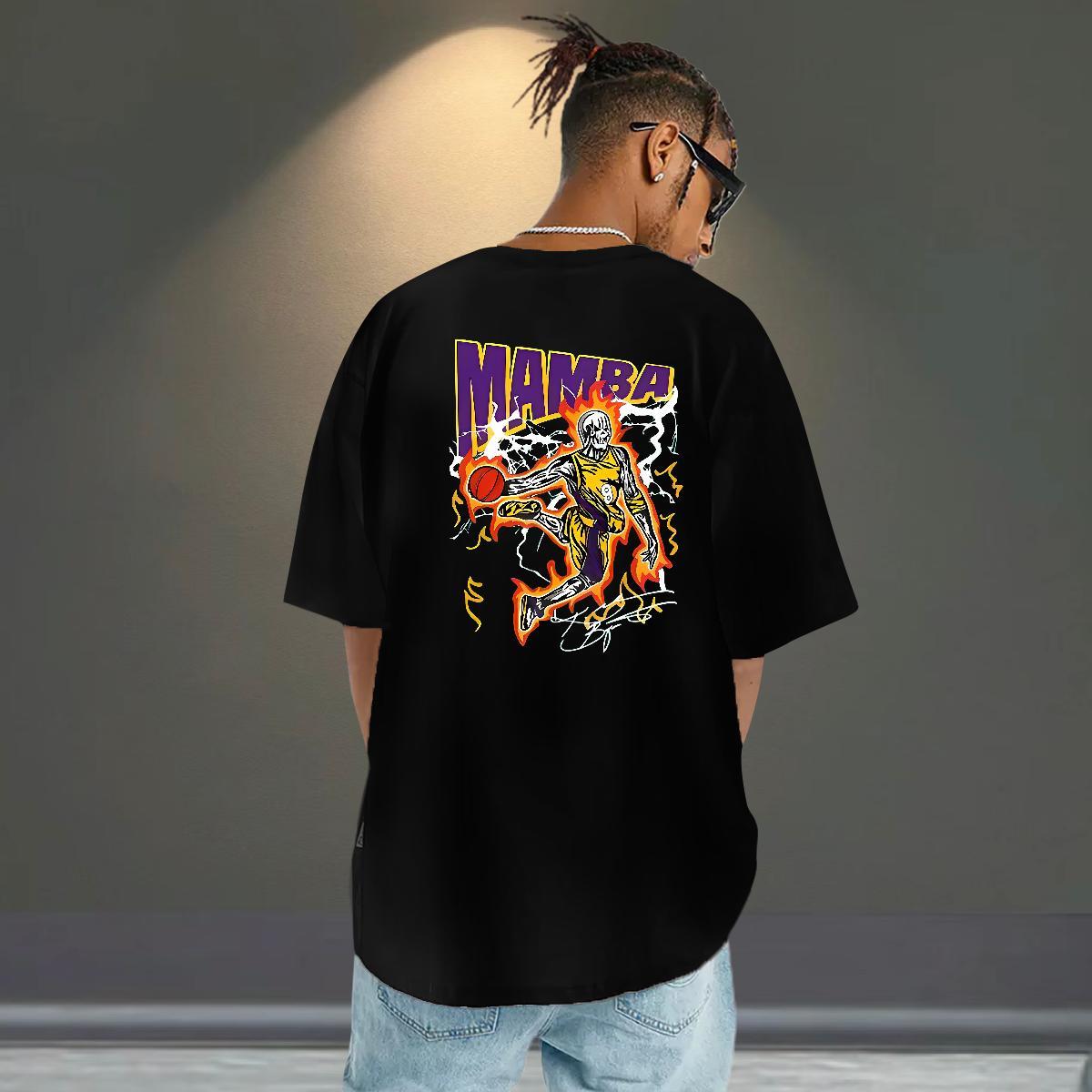 DIY T-Shirts for Men basketball Tops 230g 100% Cotton Spring Summer Designer Custom Anime Short Sleeve O-Neck Men Clothes T-Shirt
