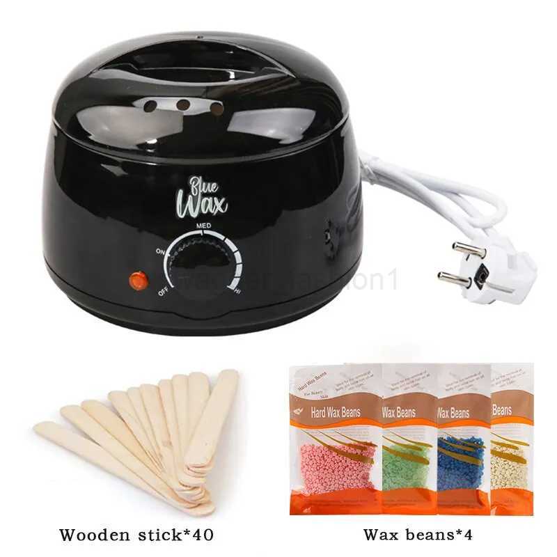 Wax Heater Warmer Hair Removal Machine For Hand Foot Body SPA Epilator Paraffin Wax Pot +Wax Beans + Wood SticksXJ240808