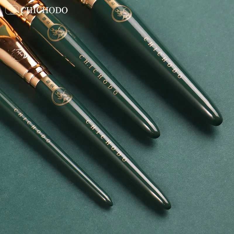 CHICHODO Makeup Brush-Green Cloud Cosmetic Brushes Series-High Quality Animal/Fiber Beauty Pens-Professional Make up Tools Y240807