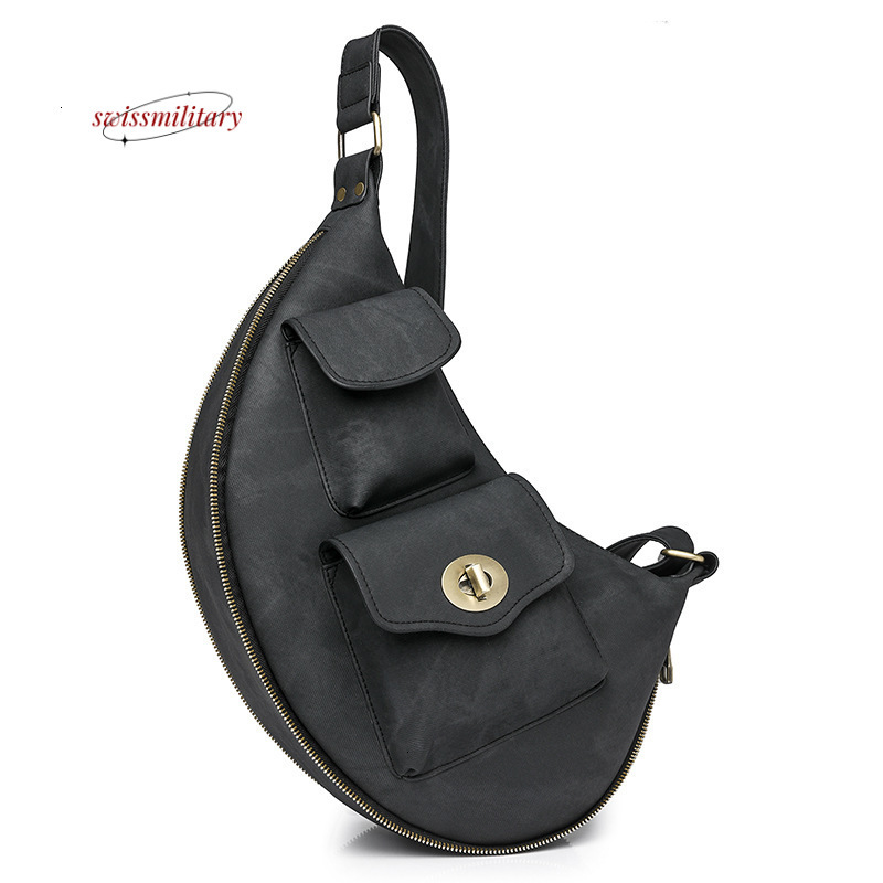 Large capacity women's bag PU bag new European and American women's bag women's waist bag chest bag H88#41 ddmy bd6e