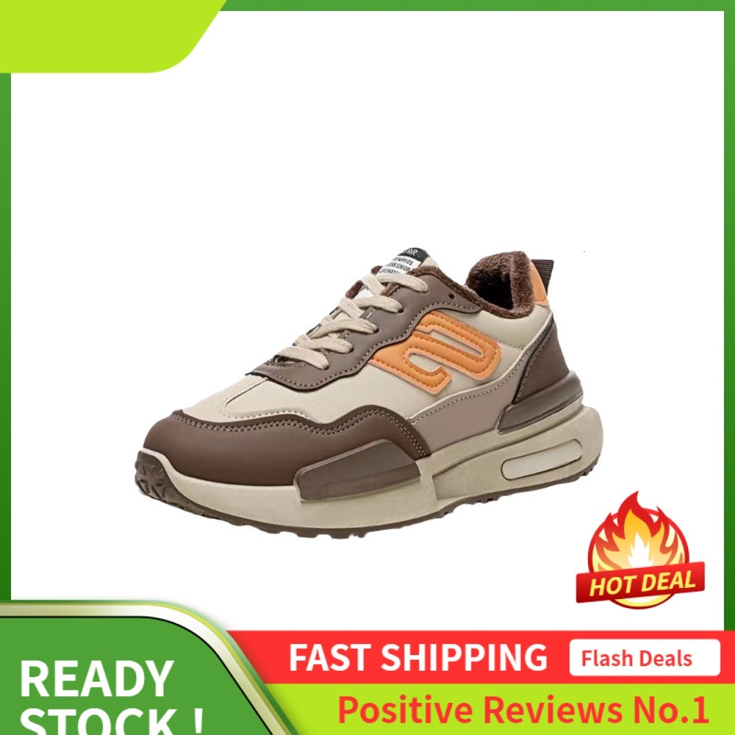 Ddmyoutdoor Plush Niche Versatile Forrest Gump For Women Winter Soft Soled Board Casual Lightweight Sports Outdoor Shoes