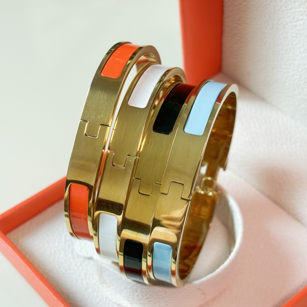 White Black Designer jewelry designer bracelet bangle woman man jewlery designer for women titanium steel daily outfit classics wedding party gold bracelets gift