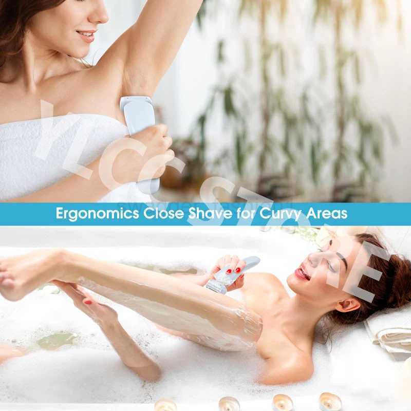 Electric Razors for Women 2 In 1 Bikini Trimmer Face Shavers Hair Removal for Underarms Legs Ladies Body Trimmer IPX7 WaterproofXJ240808