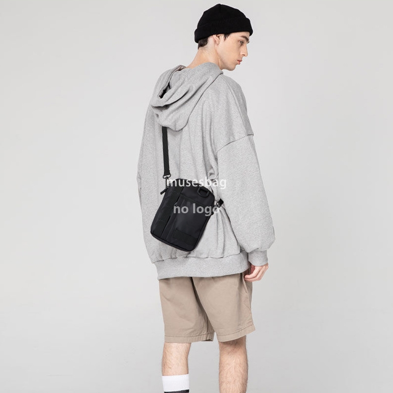 Factory men's shoulder mini satchel Oxford cloth satchel lightweight crossbody bag for boys