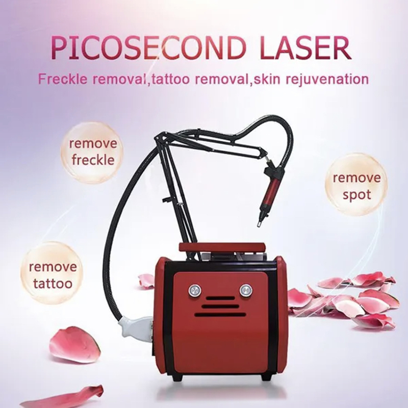 New Designed Picosecond Tattoo Removal Pico Laser Machine for Skin Rejuvenation 4 wavelength 755 1064 532 1320nm Freckle Remover