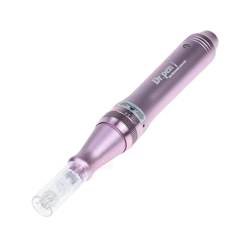Pink-Gold M7-W Electric Microneedling Pen Cordless Face Care Beauty Device Dr.pen for Skin Care and Personal Care
