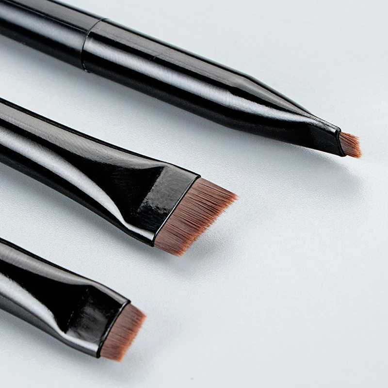 3Pcs Blade Eyeliner Brush Eyebrow Portable Flat Fine Brow Contour Makeup Brushes Cosmetic Beauty Tool Y240807