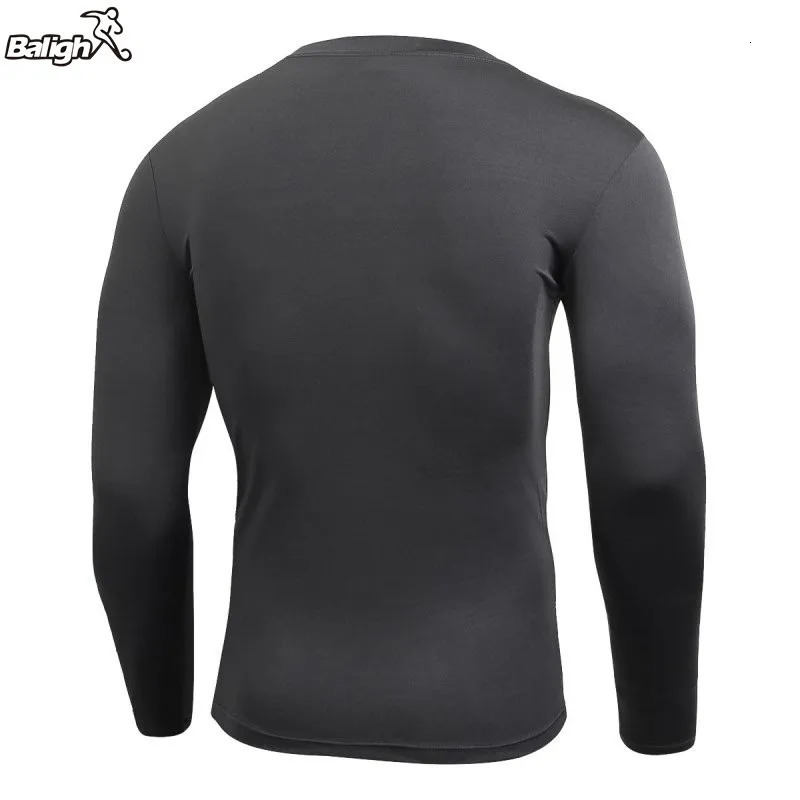 Mens Quick Dry Fitness Compression Long Sleeve Baselayer Body Under Shirt Tight Sports Gym Wear Top Outdoor 240807