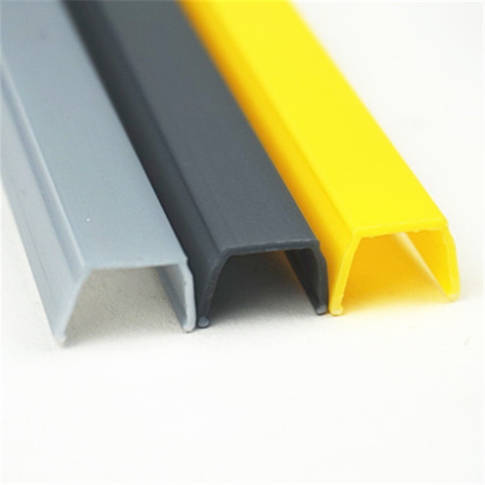 PVC plastic pipe, aluminum alloy card strip, plastic flat seal strip, plastic decorative strip, wiring pipe, wear-resistant U-shaped groove
