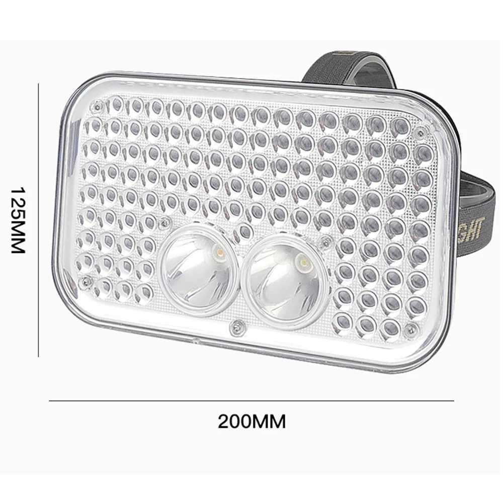 Powerful 111LED Headlamp 395nm UV Yellow LED Scorpion lamp Handheld Searchlight 18650 Camping Fishing Head Torch Light 4ModesCL240807
