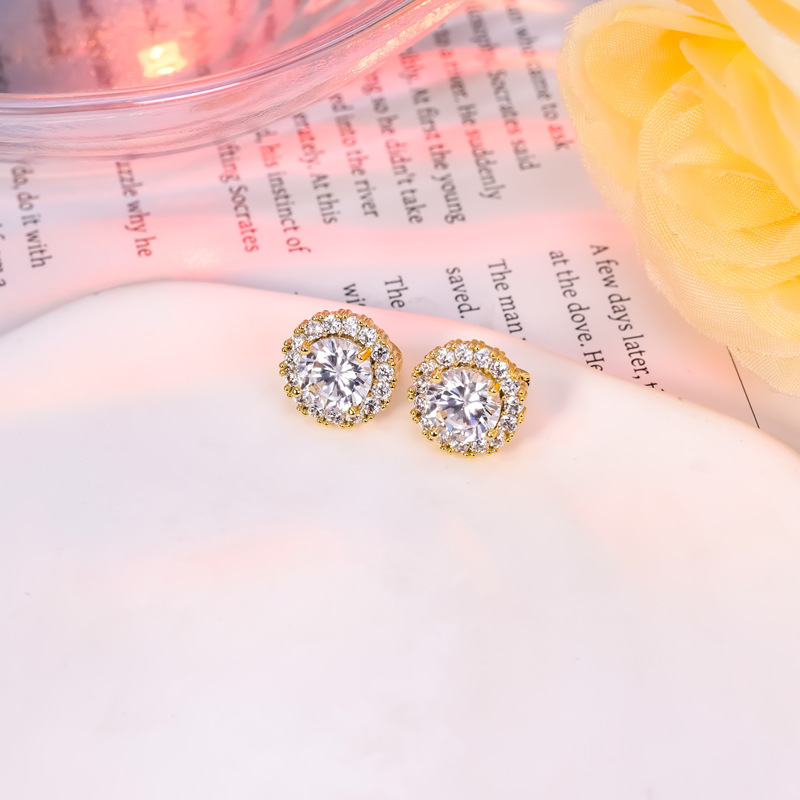 2024 Sparkg Amethyst & Moissanite Eternity Clip Earrings | Sterg Sier