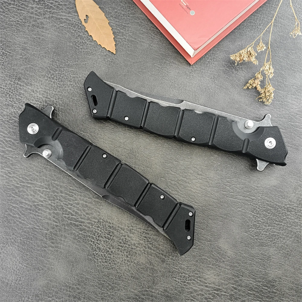 LUZON Tactical Hunting 440c Steel Blade Nylon Fiber Handles Folidng Knife Self Defense Camping EDC Survival Tools