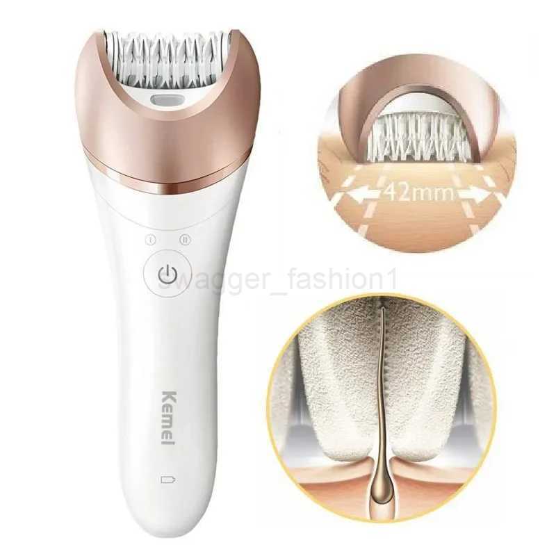 Kemei Electric Female Epilator Womens Shaver Leg Body Hair Removal Lip Chin Hair Removal Ladys Bikini Trimmer Facial DepilatorXJ240808 - view 3