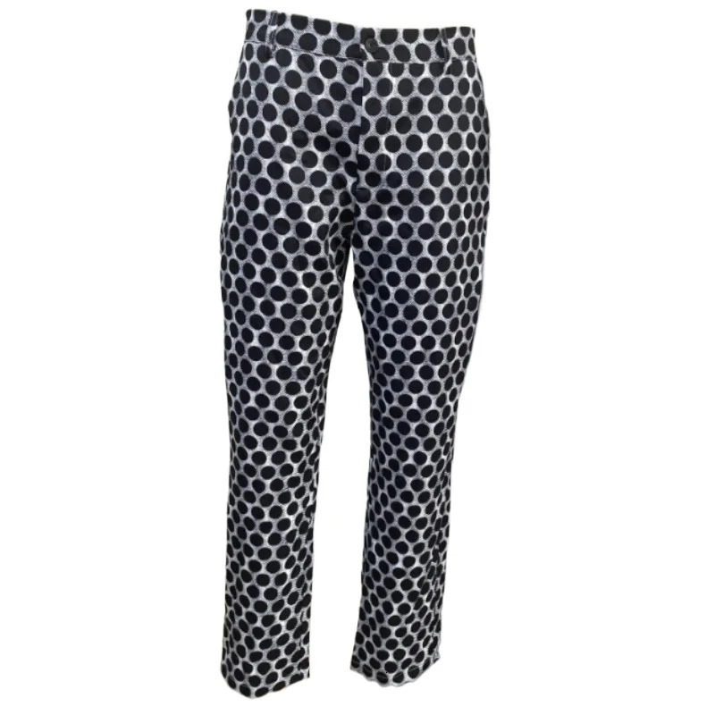 Mens jacket set 2 piecesset Polka dot printed double chest and pants pieces Business occasion Daily wear 240807