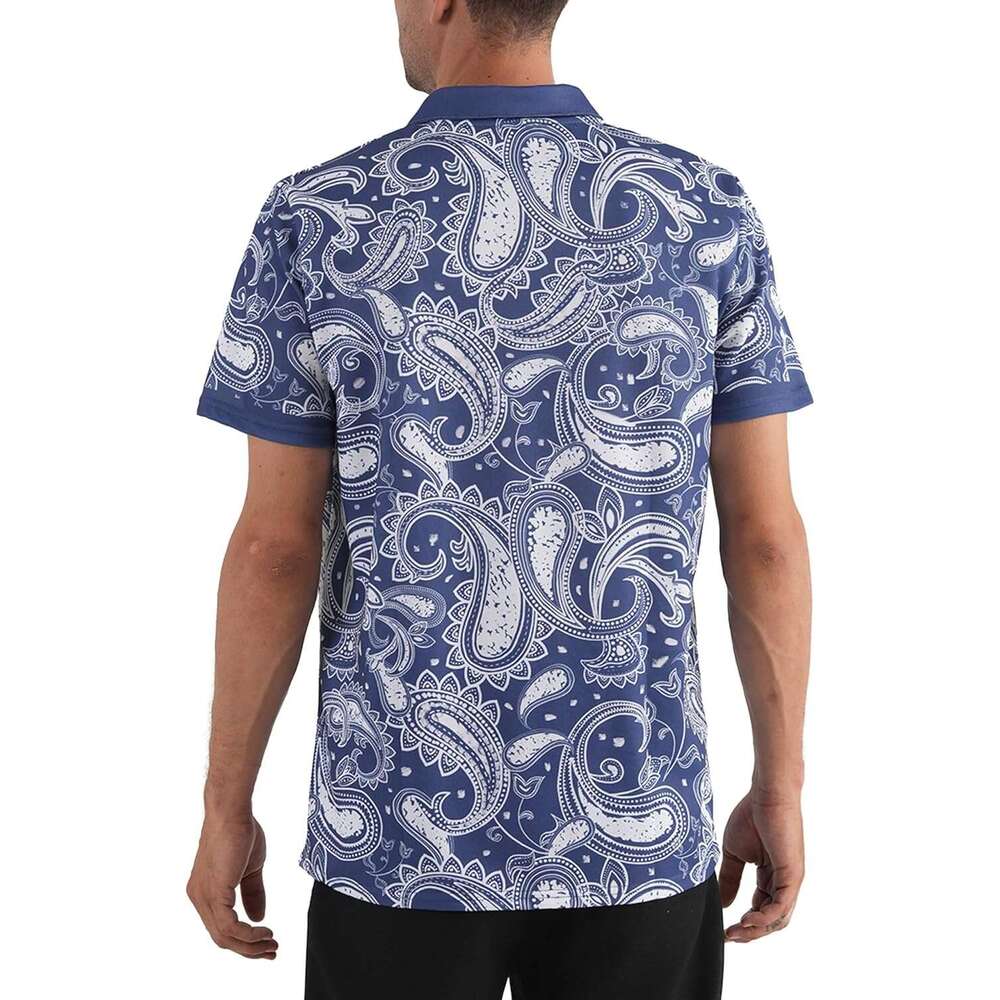 Fashion Mens Polo shirt fashion Golf Shirts for Men FunnyPrint Crazy Mens Polos shirts tshirt Casual tops summer clothes Short sleeve ventilate Free s