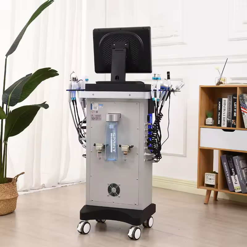 Multifunction 14 in 1 Facial Care Machine Hydra Dermabrasion Machine Skin Facial Cleaning Equipment Salon Hydro microdermabrasion facial Machine