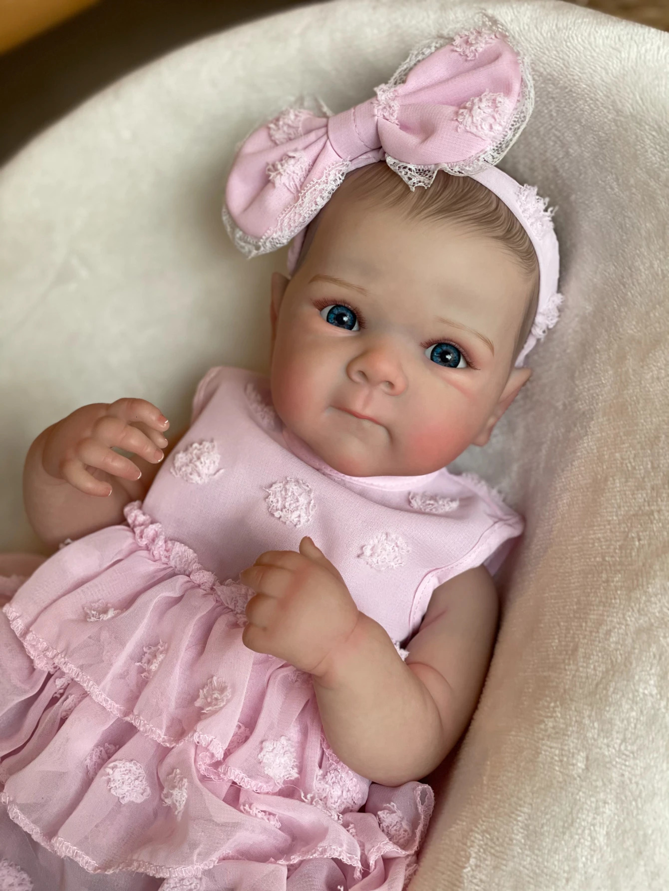 18 Inch Bettie Full Body Soft Silicone Girl Reborn Baby Doll With Painted Lifelike Hair Bebe Reborn Toys 240806