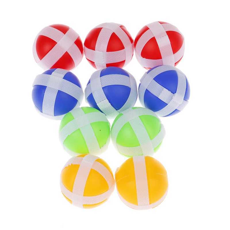 5/10 PCS sports games dart board target shooting target ball toy Outdoor toy Sticky ball random color Y240807