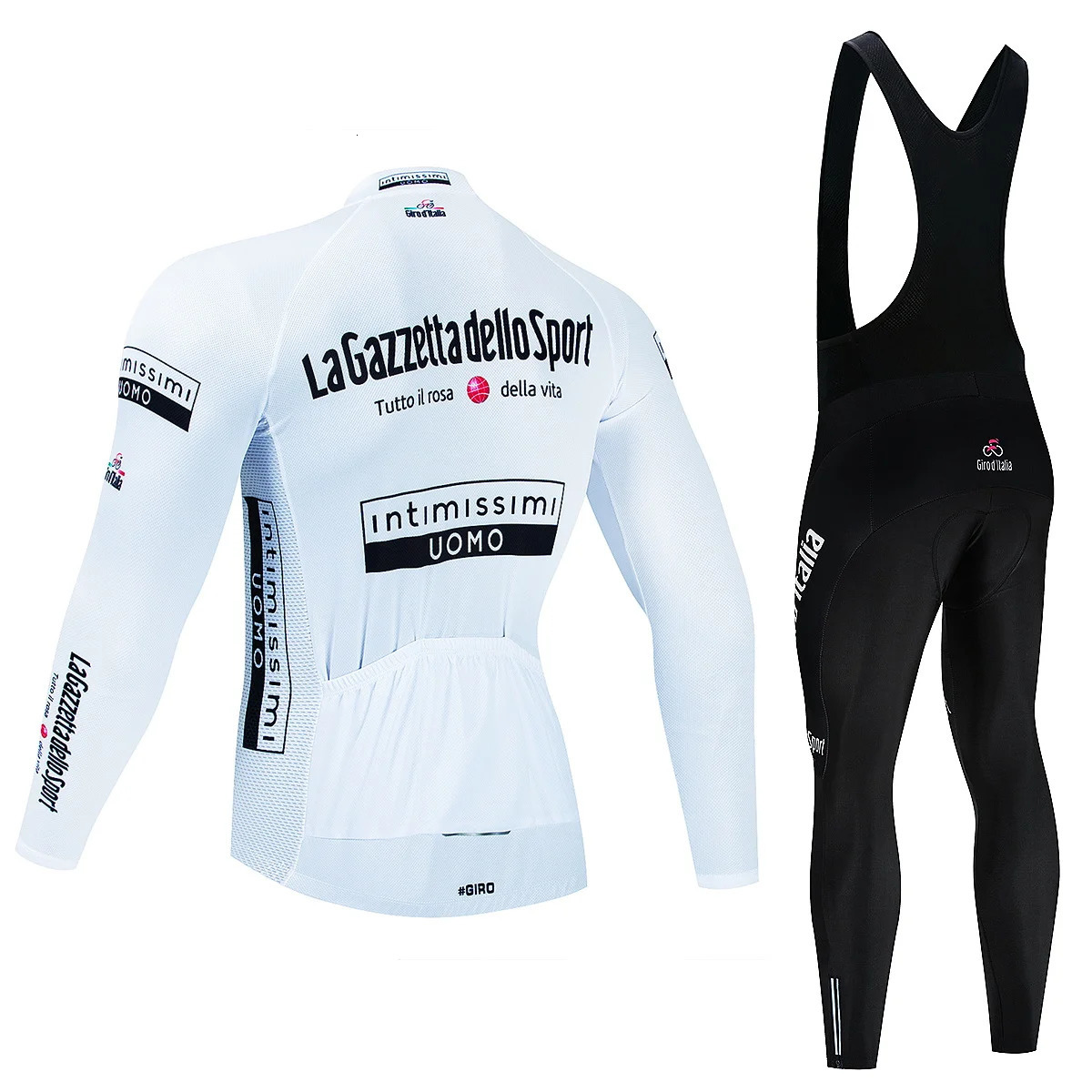 Tour De Italy DITALIA Cycling Jersey Set Premium Anti-UV Long Sleeve Downhill Cycling Suits Autumn Quick-Dry Pro Racing Uniform 240731